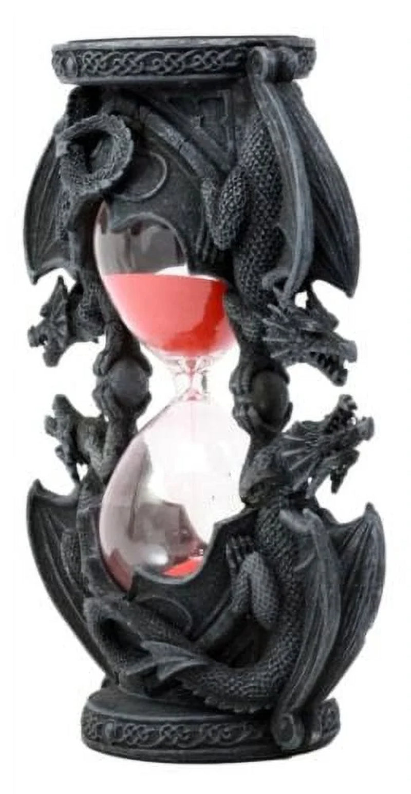 Invertible Four Elemental Dragons Figurine Dragon Hourglass Sandtimer