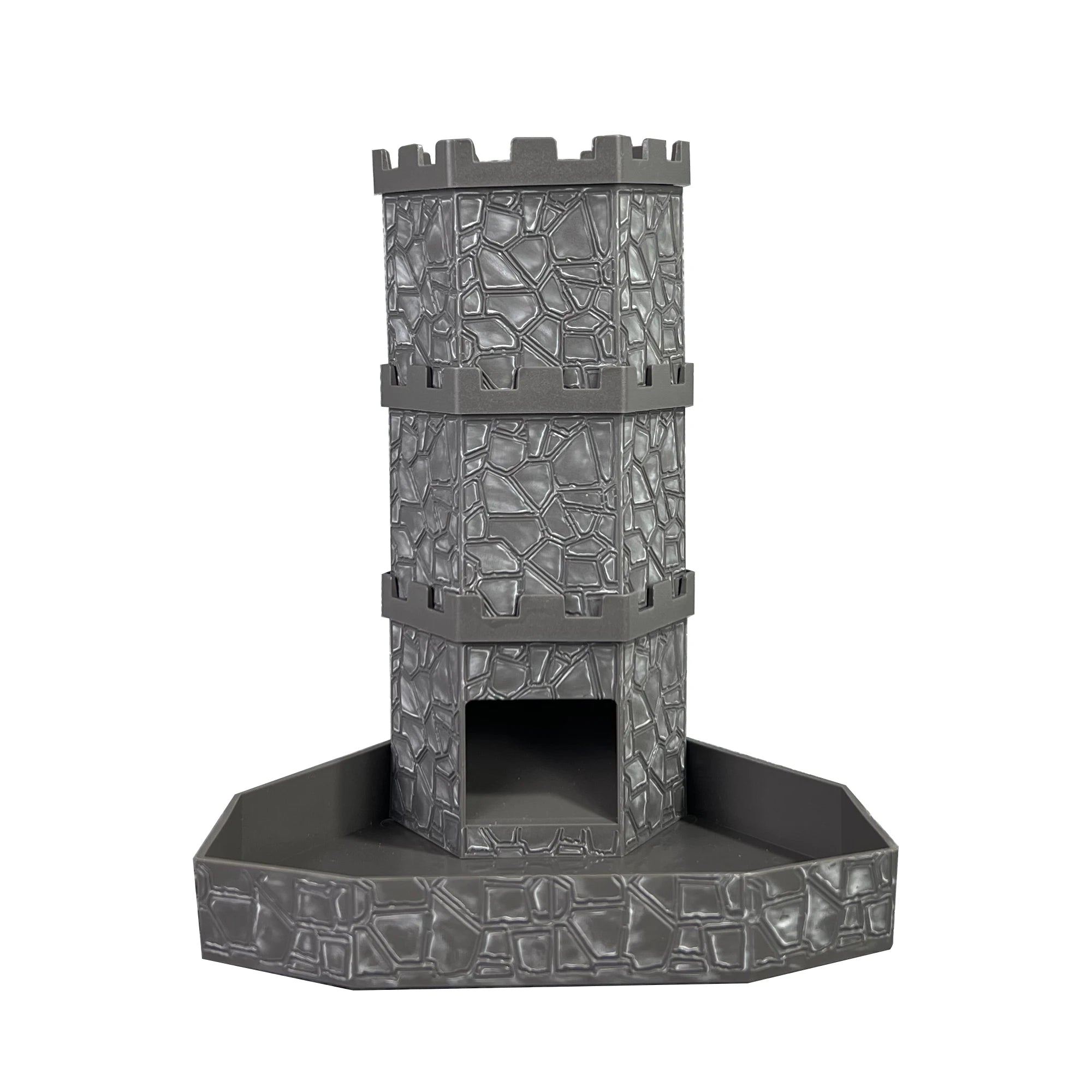 Bricks Castle Dice Tower Dice Rolling Tray Tower - Perfect for D&D Game RPG and Tabletop Gaming Best Gift