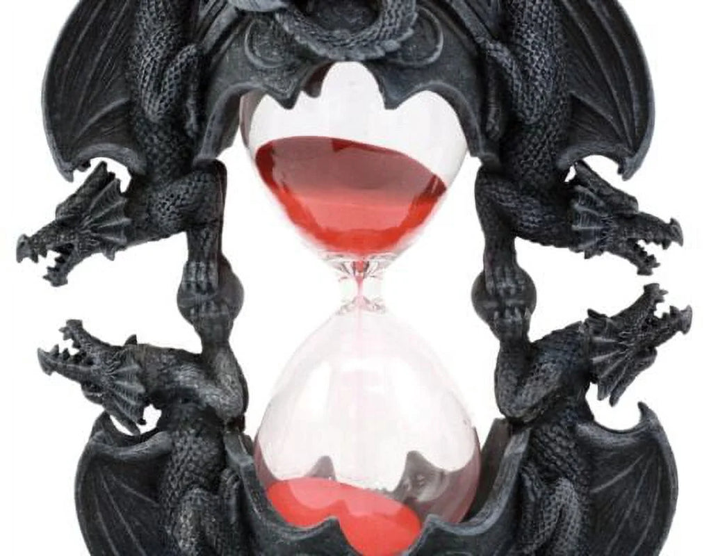 Invertible Four Elemental Dragons Figurine Dragon Hourglass Sandtimer