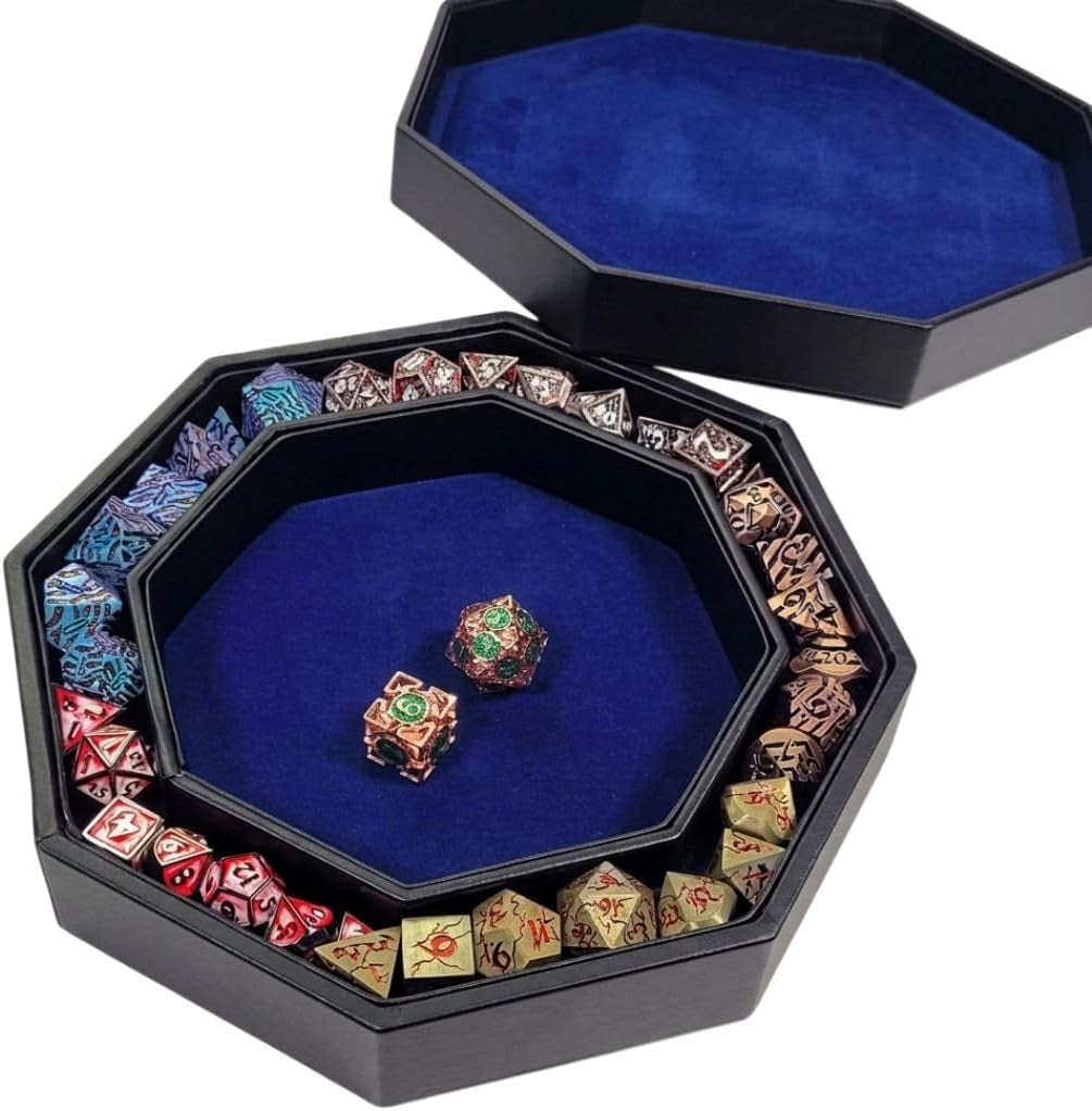Dice Arena Rolling Tray and Storage Compatible with Any Dice Game, D&D and RPG Gaming