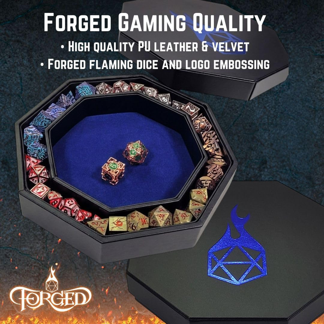 Dice Arena Rolling Tray and Storage Compatible with Any Dice Game, D&D and RPG Gaming