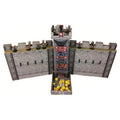 Castle Keep Dice Tower, 2 Castle Wall DM Screens with Magnetic Initiative Turn Tracker