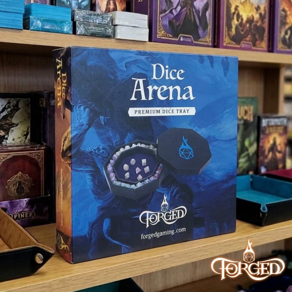 Dice Arena Rolling Tray and Storage Compatible with Any Dice Game, D&D and RPG Gaming