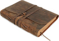 Leather Journal Notebook Leather Bound Journal for Men Lined Writing Journals for Women, Small Travel Journal Diary Pen Gift Set (7X9)
