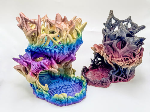3D Printed Nightmare Dice Tower: D&D Gaming Accessory